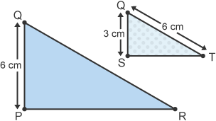 Trionglau QTS a PQR ar wahân
