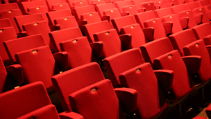 Photograph of empty cinema seats