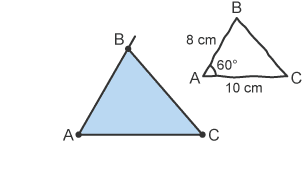 Side-angle-side triangle