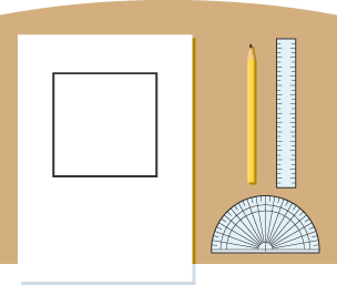 Following a correct algorithm when completing a task such as instructions on how to draw a square will ensure that desired result is obtained.