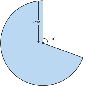 Major arc length