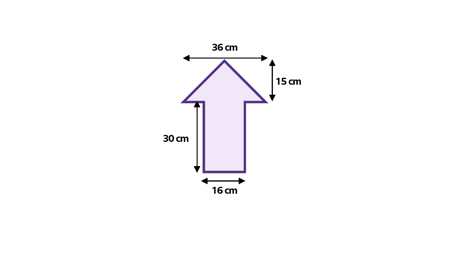 Arrow with various measures