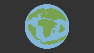 The continents are separating and moving apart.