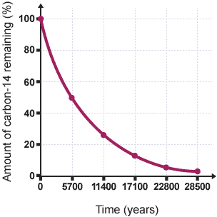 radiocarbon dating and half life