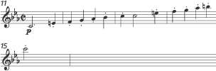 A score with acciaccaturas and mordents from Beethoven's Piano Sonata No.8