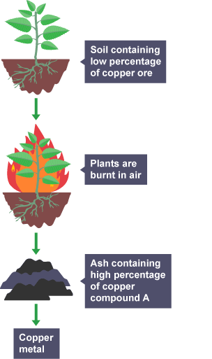 How copper metal forms