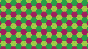 Tesselated hexagons.