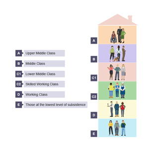 An infographic breaking down audience demographics