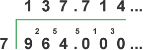 Method 2 - decimal answer, rounded to  decimal place.
