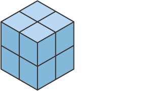 Cube of 8 blocks