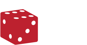 An image of a red six-sided dice, showing the sides 2, 3 and 6.