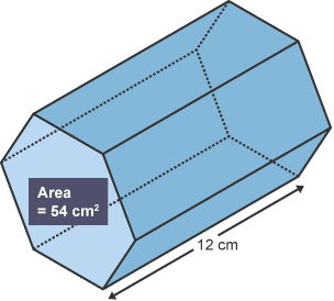 volume of a hexagonal prism