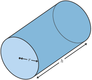 Dimensions of a cylinder prism