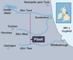 Mae Kielder Water ar afon Tyne, ger Newcastle-upon Tyne yng ngogledd ddwyrain Lloegr.