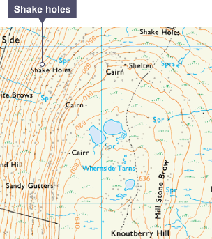 Ordnance Survey Shake Hole