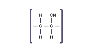 An open bond to a carbon with two hydrogens, joined to a carbon with one hydrogen, a generic CN group and an open bond.