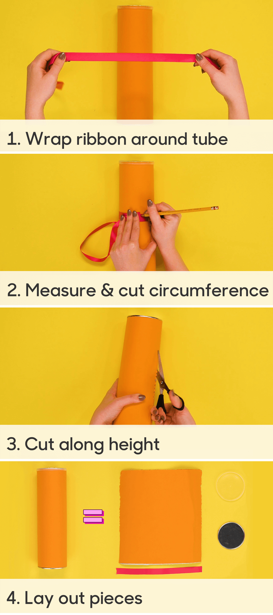 BBC Bitesize How to prove a cylinder's surface area is (2πr × h) + 2πr²