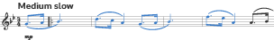 An excerpt from Brahms highlighted to identify the sample used in Love Of My Life.