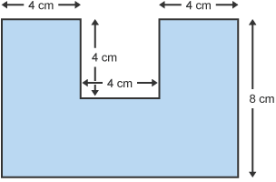 Diagram arwynebedd siâp cyfansawdd