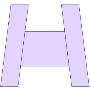 Compound shape is made of 2 parallelograms and a trapezium.