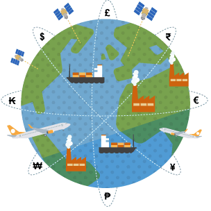 Globalisation has led to an increase in world trade, foreign investment, communication between different countries and the sharing of ideas.