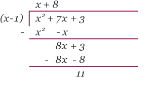 Division of polynomials - Dividing and factorising polynomial ...