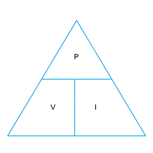 power = current × potential difference