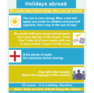 Holidays abroad