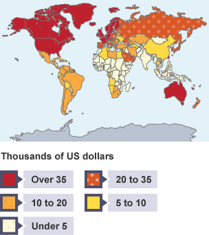 GDP per capita (PPP) 2011