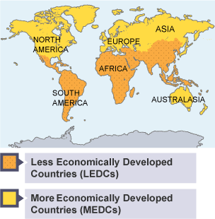 Ledc And Medc Map