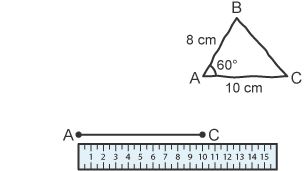 Side-angle-side triangle