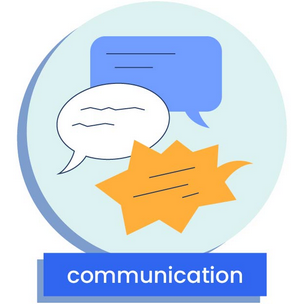 different types of speech bubble depicting communication 