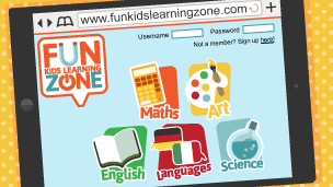A learning website offering maths, art, English, languages and science.