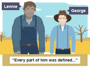 Lennie Small - Characters - CCEA - GCSE English Literature Revision - CCEA  - BBC Bitesize