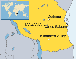 Tanzania is in east Africa.