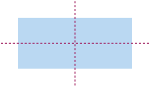 If you cut out a rectangle from a piece of paper and experiment with it and a mirror, you will soon find that it has just two lines of symmetry - one lengthwise and one widthwise.