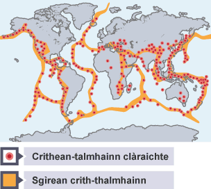 Far am bi crithean-talmhainn