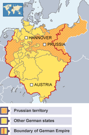 german states map 1850