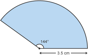 Minor arc length