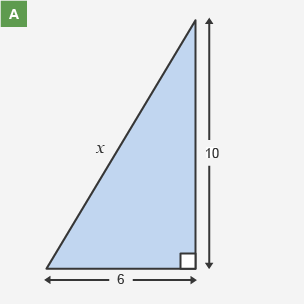 Diagram of a right-angled triangle with x 10 6 values.