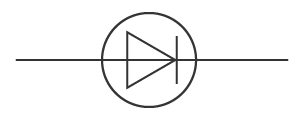 Standard symbol for diode.