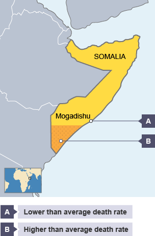 Map of Somalia