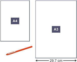 A4 and A3 paper