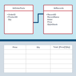 Example of a calculated query