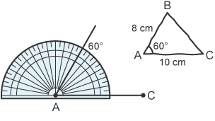 Side-angle-side triangle