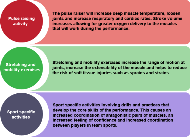 The effects of the warm up and cool down process - Methods and effects of  training - OCR - GCSE Physical Education Revision - OCR - BBC Bitesize