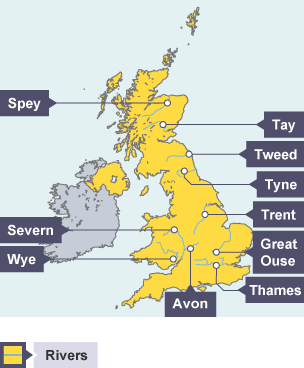 Erosive power of major UK rivers - UK landscapes - Edexcel - GCSE ...