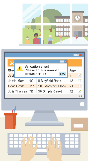 BBC Bitesize - GCSE ICT - Data validation and verification  