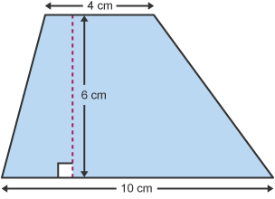 Find the area of this trapezium.
